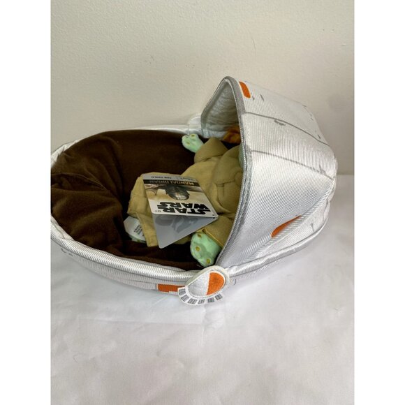 Disney -Star Wars: The Mandalorian Baby Yoda the Child Plush In Hover Pram NWT - Picture 3 of 7